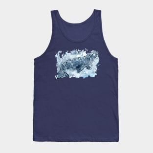 Grey Whale Splash Tank Top